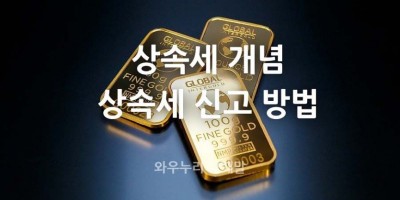 상속세 신고하는 방법 상속세 개념정리
